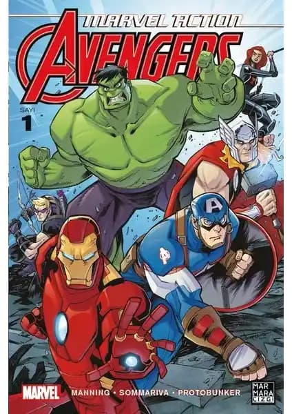Marvel Evreninden Heyecan Dolu Macera: Marvel Action Avengers Sayı 1 Türkçe Çizgi Roman