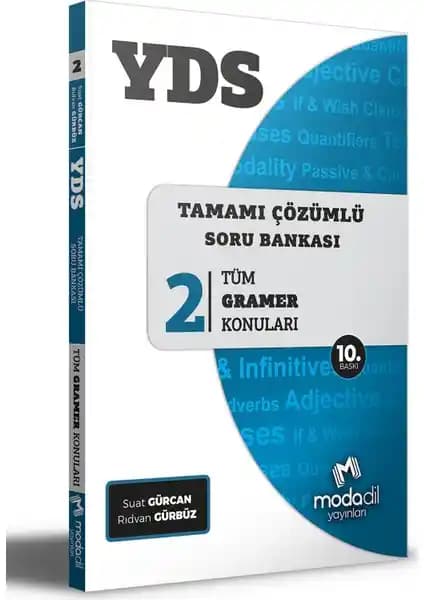 Modadil YDS Tamamı Çözümlü Soru Bankası Serisi 2 ile YDS Başarısını Artırın
