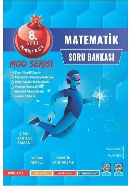 Nartest Yayınevi 8. Sınıf Mod Matematik Soru Bankası Güncel İçerik ve Soru Çeşitliliğiyle Destekler