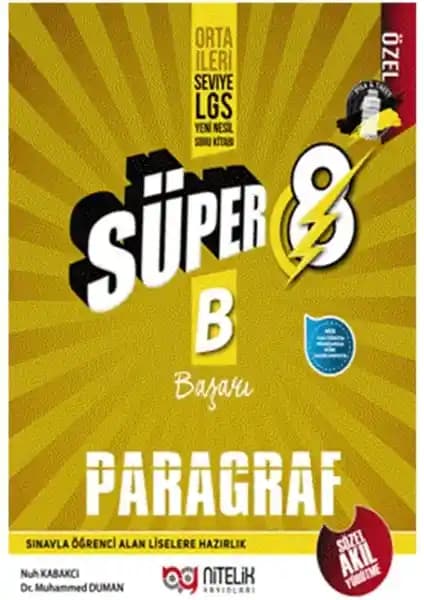 Nitelik Yayınları 8. Sınıf LGS Paragraf Soru Kitabı Güncel İçeriği ve Öğrenci Başarısını Artıran Özellikleri