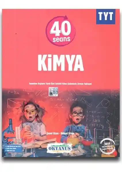 Okyanus Yayınları TYT 40 Seansta Kimya Kitabı Sınava Hazırlık ve Konu Anlatımı