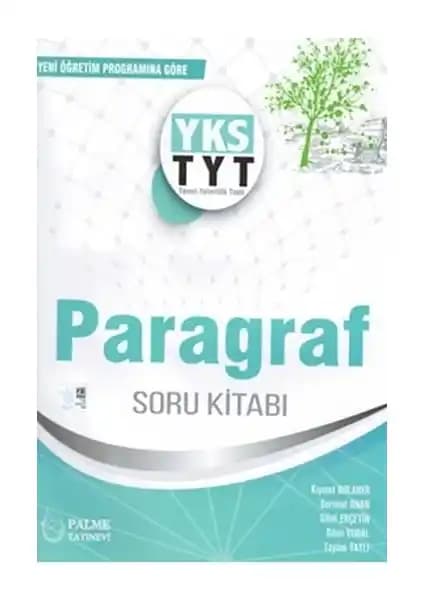Palme Yayıncılık TYT Paragraf Soru Kitabı Öğrencilerin Başarısını Artıran Güçlü Bir Kaynak