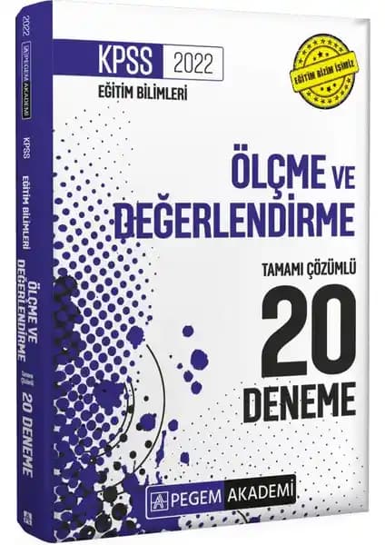 Pegem Akademi 2022 KPSS Eğitim Bilimleri Tamamı Çözümlü 20 Deneme Sınavı Rehberi