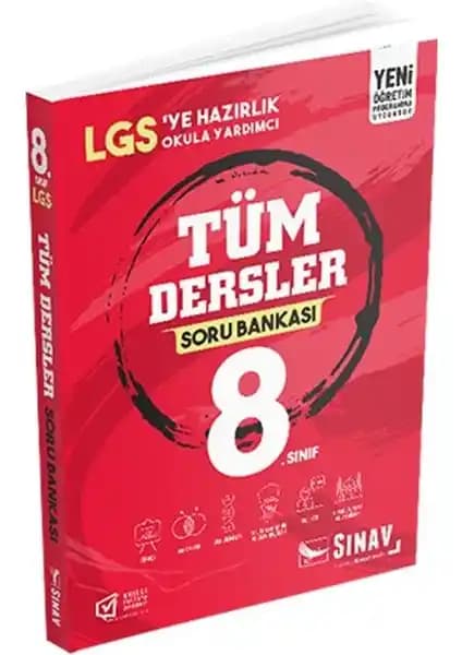 Sınav Yayınları 8. Sınıf LGS Soru Bankası Güncel ve Kapsamlı Kaynak