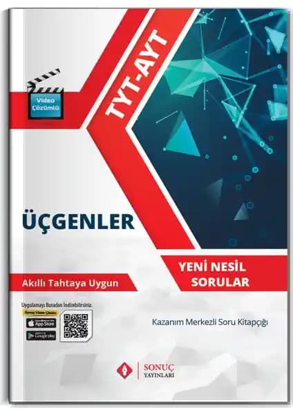 Sonuç Yayınları TYT-AYT Üçgenler 2020-2021 Kapsamlı Matematik Çalışma Kitabı