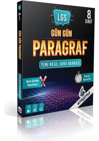 Strateji Yayınları 8. Sınıf Gün Gün Paragraf Soru Bankası Sınava Hazırlık İçin Etkili Bir Kaynak