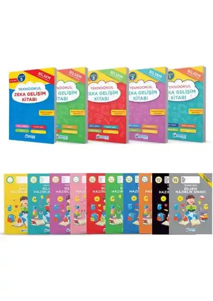 Teknookul 1. Sınıf BİLSEM Sınavına Hazırlık Seti Çocukların Zeka ve Bilişsel Gelişimini Destekler