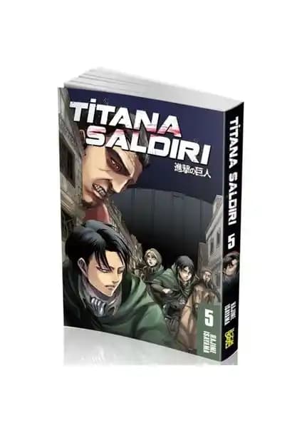 Titana Saldıları 5. Cilt: Savaş ve Karakter Gelişimini Anlatan Manga Serisinin Güncel Baskısı