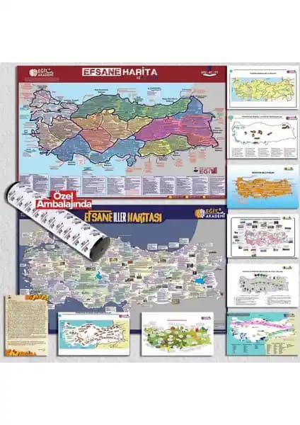 Türkiye'nin Coğrafi ve Kültürel Zenginliklerini Sunan Harita ve Eğitim Materyalleri