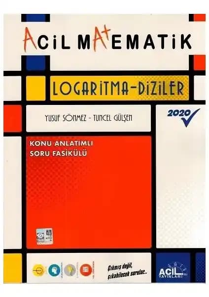 TYT Matematik Logaritma Diziler Kitabı Tuncel Gülşen 2019 Yayım, Öğrenci ve Öğretmenler İçin Kaynak