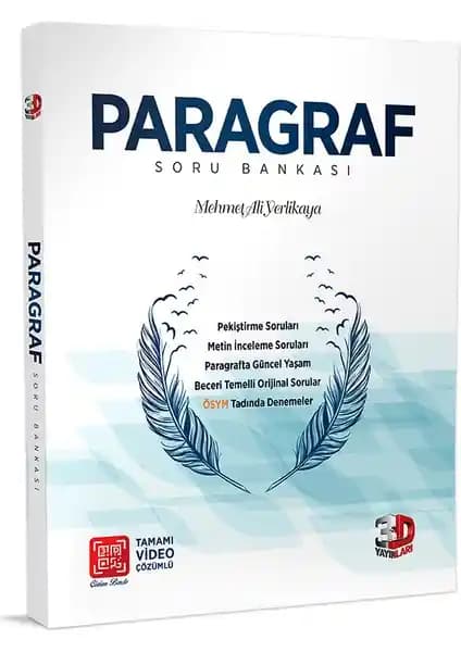 TYT Paragraf Soru Bankası Tamamı Video Çözümlü - 12. Sınıf Öğrencileri İçin Kapsamlı Hazırlık Kaynağı