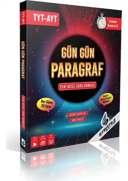 TYT ve AYT Gün Gün Paragraf Soru Bankası Öğrencilerin Sınava Hazırlık Rehberi