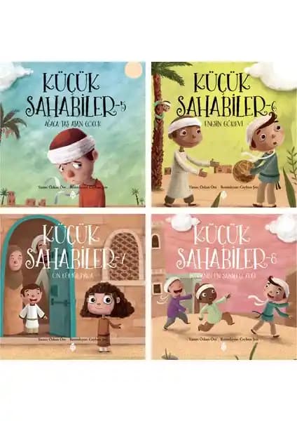 Uğurböceği Yayınları Küçük Sahabiler Seti 2 Çocuklar İçin Eğitici ve Eğlenceli Kitap Koleksiyonu
