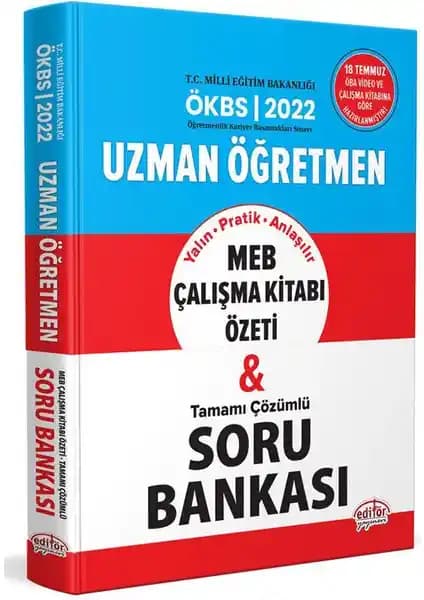 Uzman Öğretmen MEB Çalışma Kitabı 2022: Mesleki Gelişim ve Eğitim İçin Kapsamlı Kaynak