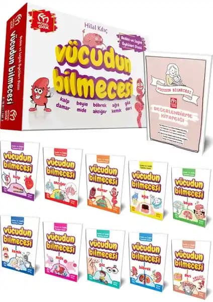 Vücudun Bilmecesi: Çocuklar İçin Eğlenceli ve Öğretici Vücut Sistemi Kitabı