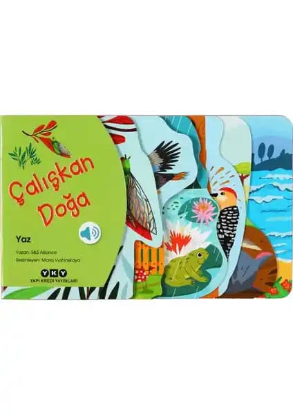 Yapı Kredi Yayınları Çalışkan Doğa Yaz Sesli Kitap Çocuklar İçin Eğitici ve Eğlenceli Doğa Keşfi