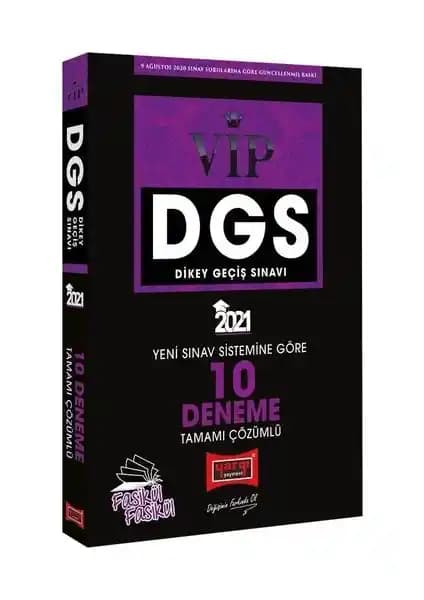 Yargı Yayınevi 2021 DGS VIP Tamamı Çözümlü 10 Fasikül Deneme Sınav Hazırlık Seti