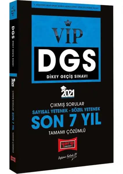 Yargı Yayınevi DGS VIP Sayısal Sözel Yetenek Tamamı Çözümlü Fasikül Ürün Özellikleri ve Avantajlar