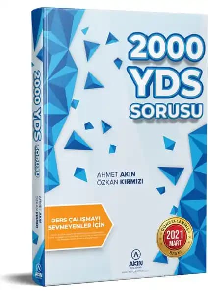 YDS Hazırlık İçin 2000 YDS Sorusu - Ahmet Kitabı Detaylı İnceleme ve Değerlendirme