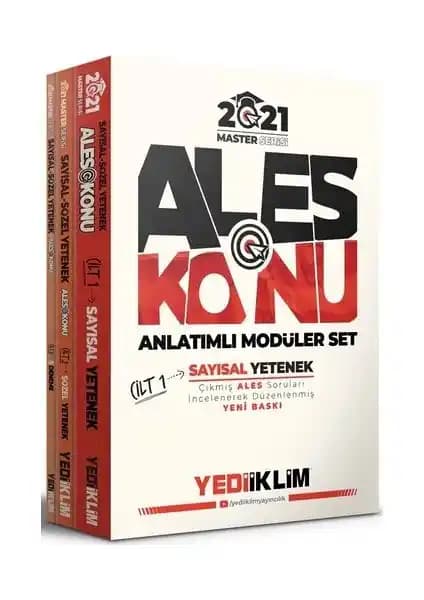 Yediiklim 2021 Master Serisi ALES Konu Anlatımlı Modüler Set İnceleme ve Değerlendirme