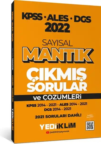 Yediiklim Yayınları 2022 KPSS-ALES-ALES Sayısal Mantık Tamamı Çözümlü Sorular Kitabı İncelemesi
