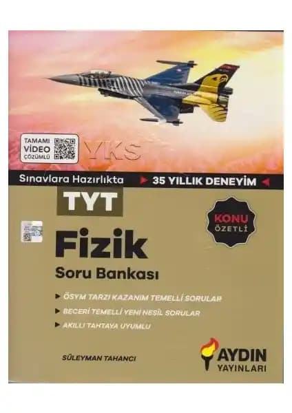 YKS TYT Fizik Soru Bankası Süleyman Tahancı Ayın Yayınları 2020 Güncel Müfredat İçeriği