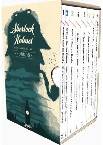 Zeplin Kitap Sherlock Holmes Büyük Set: Edebiyat ve Gizem Tutkunları İçin Kapsamlı Koleksiyon