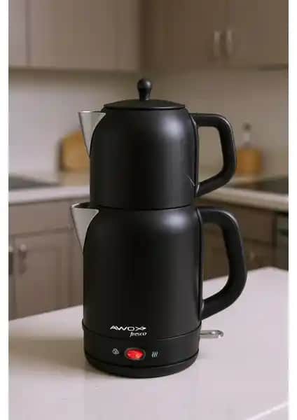 Awox Fresco 2'si 1 Arada Paslanmaz Çelik Çay Makinesi ve Su Isıtıcı Özellikleri ve Kullanım Alanları