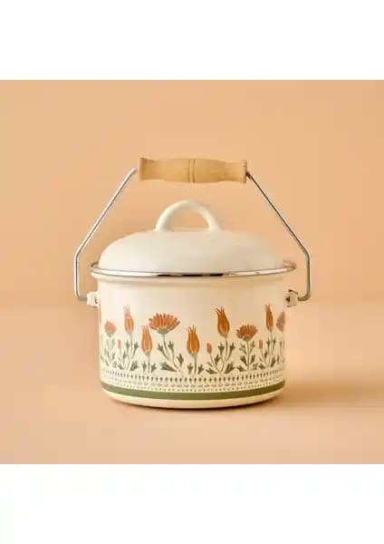 Bella Maison Tulip Emaye Bakraç 2 Litre, Şık ve Dayanıklı Mutfak Gereci Seçeneği