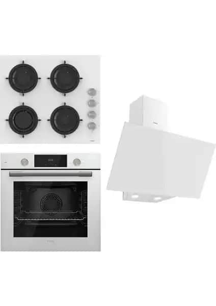 Ferre Flowart Serisi Beyaz Mutfak Seti Gelişmiş Teknolojiler ve Şık Tasarım