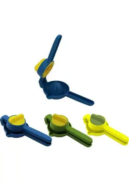 Go İthalat Çevir Sık Anahtarlı Renkli Plastik Meyve Sıkacak Pratik ve Estetik Mutfak Aleti