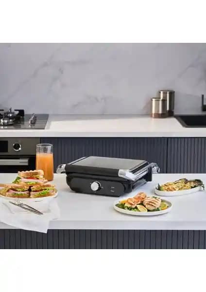 Homend Grilliant 1366H Çok Amaçlı Tost ve Izgara Makinesi Yüksek Performans ve Pratiklik