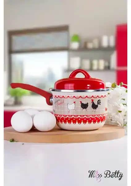 Miss Betty Emaye Yumurta ve Sos Tenceresi: Dayanıklı ve Estetik Mutfak Arkadaşı