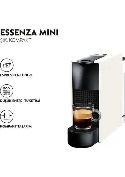 Nespresso Essenza Mini C30 Beyaz Kahve Makinesi: Şık Tasarım ve Pratik Kullanım Özellikleri