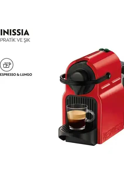 Nespresso İnissia C40 Kırmızı Kahve Makinesi: Şık Tasarım ve Üstün Performans Özellikleri