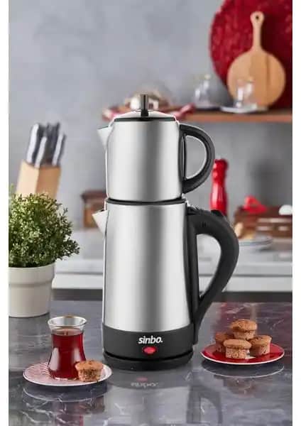 Sinbo STM-5847 Elektrikli Çay Seti: Modern Tasarım ve Güçlü Özelliklerle Çay Keyfi