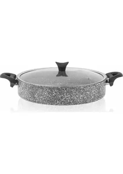 Taç Ultra Granit Basık Tencere 22CM: Dayanıklı ve Enerji Tasarruflu Mutfak Gereci