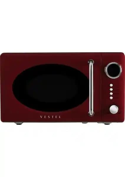 Vestel MD 20 YD Retro Bordo Mikrodalga Fırın: Şık ve Fonksiyonel Mutfak Aleti