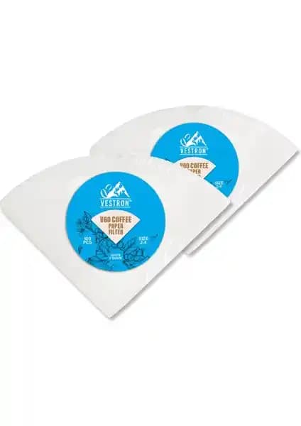 Vestron V60 Filtre Kağıdı Eko Seti Kahve Demleme Kolaylığı ve Temizliği Sağlar