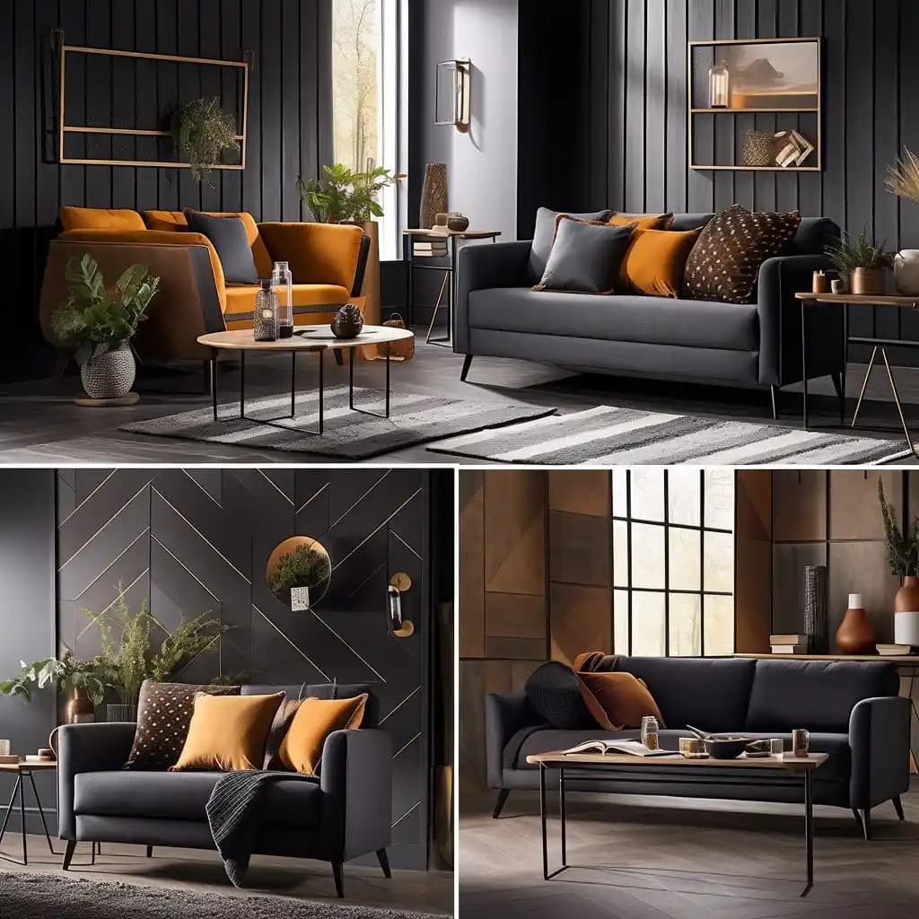 Antrasit Renk Koltuk Kombinleri: Modern Dekorasyonda Şıklık ve Uyum Önerileri