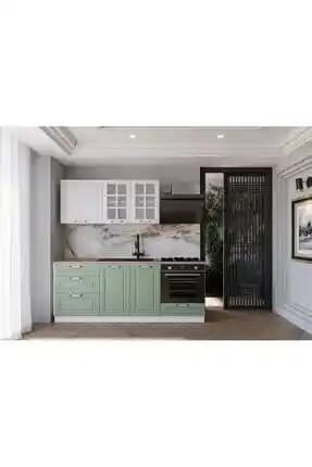Mint ve Su Yeşili Mutfak Dolaplarıyla Ferah ve Doğal Dekorasyon Seçenekleri