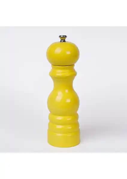 Glios Sarı Ahşap Tuz ve Karabiber El Değirmeni: Şık ve Fonksiyonel Mutfak Aksesuarı