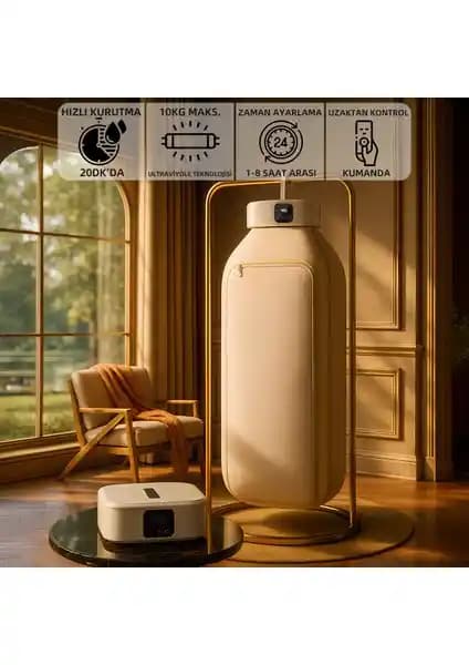Mioji Mio UV100X: Pratik ve Güçlü Katlanabilir Çamaşır Kurutma Cihazı