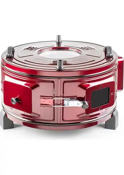 Şamdan Lüx Termostatlı Döner Yuvarlak Fırın 1004: Güvenilir ve Şık Mutfak Performansı