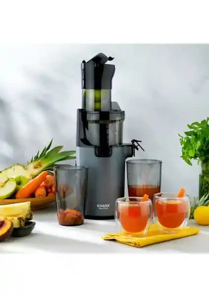 Schafer Slow Star Sebze ve Meyve Sıkacağı ile Sağlıklı İçecekler Hazırlayın