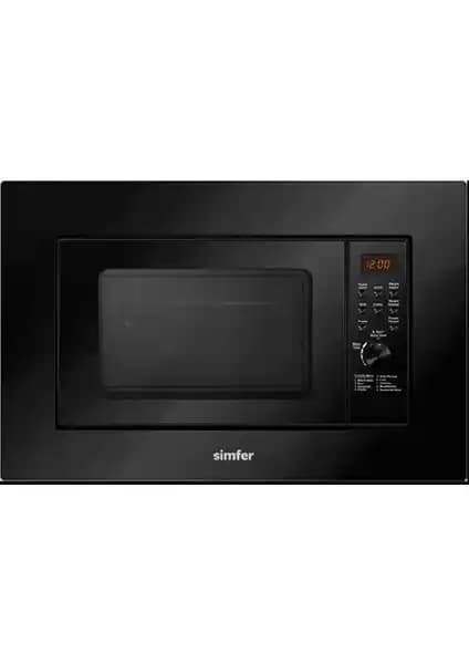 Simfer MD2350 Siyah Mikrodalga Fırın Modern Mutfaklar İçin Fonksiyonel ve Şık Çözüm