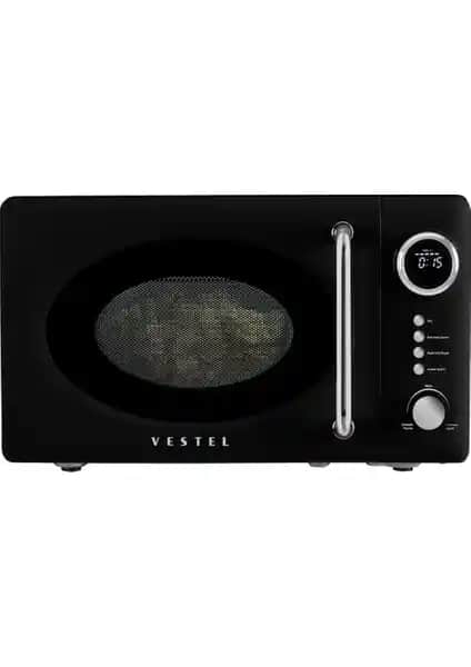 Vestel MD 20 YD Retro Siyah Mikrodalga Fırın: Şık ve Fonksiyonel Mutfak Aletleri