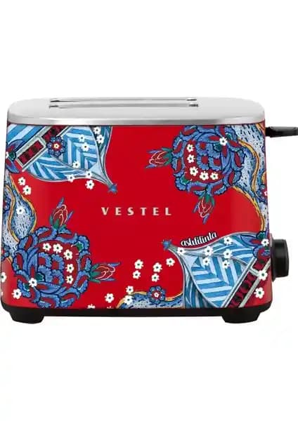Vestel X Aslı Filinta Retro Kırmızı Çini Ekmek Kızartma Makinesi Özellikleri ve Tasarımı