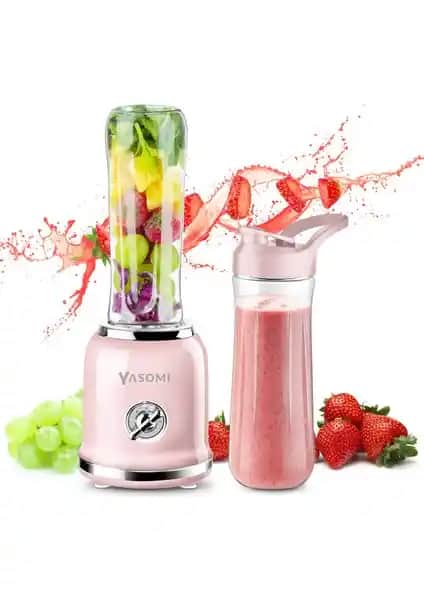 Yasomi BL019 Retro Smoothie Blender: Şık Tasarımı ve Üstün Performansıyla Mutfaklarınızın Vazgeçilmezi