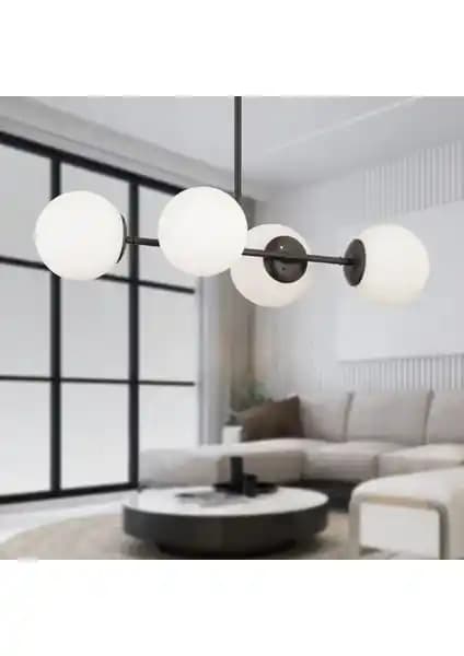 Apliqa Lema 4Lü Siyah Modern Avize ile Ömür Duru Siyah 4'lü Karşılaştırmalı İnceleme